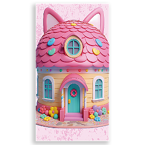 Capa Mini Faixa Lateral Sublimado - Casa Magica da Gabby