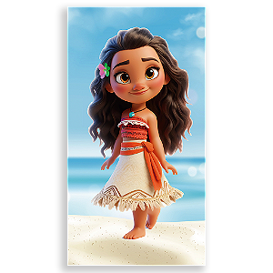 Capa Mini Faixa Lateral Sublimado - Moana