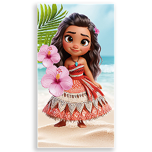 Capa Mini Faixa Lateral Sublimado - Moana
