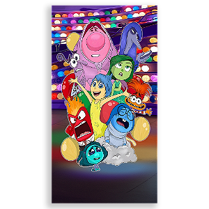 Capa Mini Faixa Lateral Sublimado - Divertida Mente