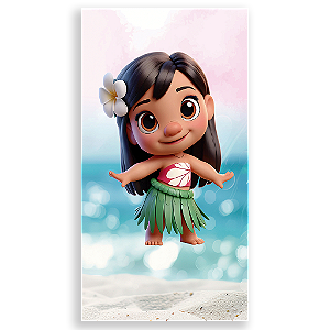 Capa Mini Faixa Lateral Sublimado - Lilo e Stitch