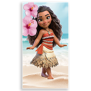 Capa Mini Faixa Lateral Sublimado - Moana