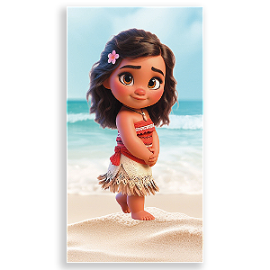 Capa Mini Faixa Lateral Sublimado - Moana