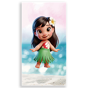 Capa Mini Faixa Lateral Sublimado - Lilo e Stitch