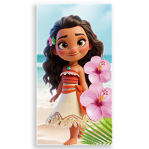 Capa Mini Faixa Lateral Sublimado - Moana