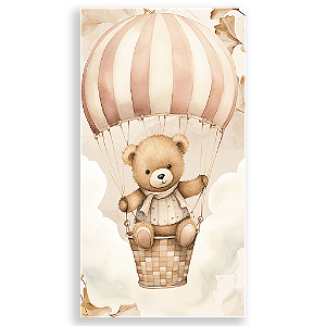 Capa Mini Faixa Lateral Sublimado - Urso Marrom