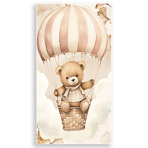 Capa Mini Faixa Lateral Sublimado - Urso Marrom