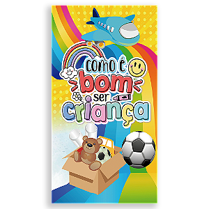 Capa Mini Faixa Lateral Sublimado - Dia Das Criancas