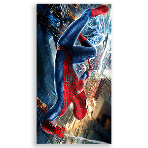 Capa Mini Faixa Lateral Sublimado - Homem Aranha
