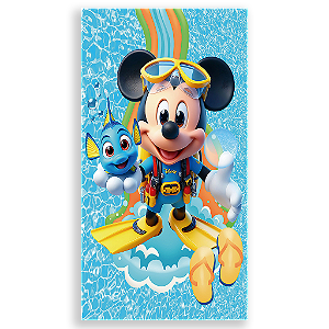 Capa Mini Faixa Lateral Sublimado - Mickey Fundo