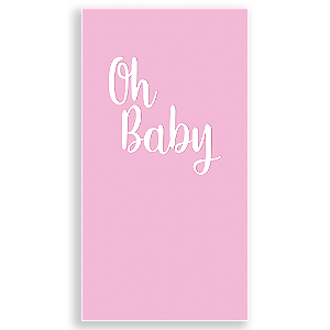 Capa Mini Faixa Lateral Sublimado - Oh Baby