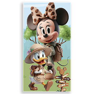Capa Mini Faixa Lateral Sublimado - Mickey Safari