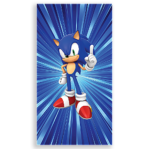 Capa Mini Faixa Lateral Sublimado - Sonic