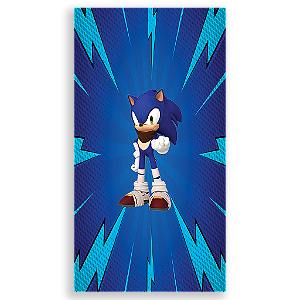 Capa Mini Faixa Lateral Sublimado - Sonic