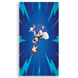Capa Mini Faixa Lateral Sublimado - Sonic