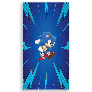 Capa Mini Faixa Lateral Sublimado - Sonic