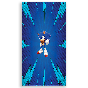 Capa Mini Faixa Lateral Sublimado - Sonic