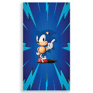 Capa Mini Faixa Lateral Sublimado - Sonic