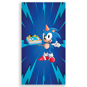 Capa Mini Faixa Lateral Sublimado - Sonic
