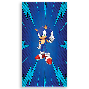 Capa Mini Faixa Lateral Sublimado - Sonic