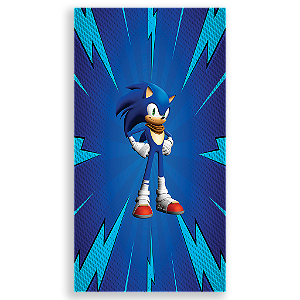 Capa Mini Faixa Lateral Sublimado - Sonic