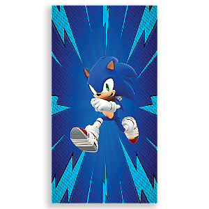 Capa Mini Faixa Lateral Sublimado - Sonic
