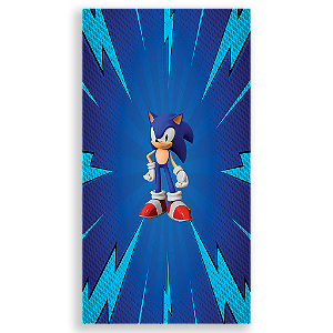 Capa Mini Faixa Lateral Sublimado - Sonic