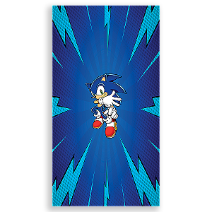 Capa Mini Faixa Lateral Sublimado - Sonic