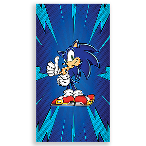 Capa Mini Faixa Lateral Sublimado - Sonic