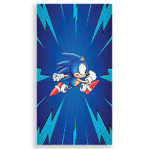 Capa Mini Faixa Lateral Sublimado - Sonic