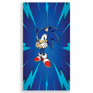 Capa Mini Faixa Lateral Sublimado - Sonic