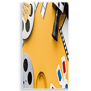 Capa Mini Faixa Lateral Sublimado - Cinema