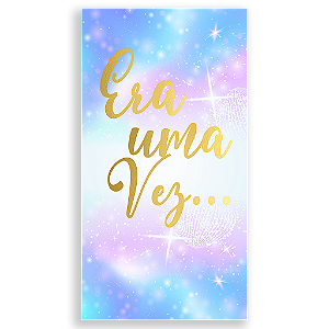 Capa Mini Faixa Lateral Sublimado - Princesa Cinderela