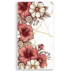 Capa Mini Faixa Lateral Sublimado - Floral