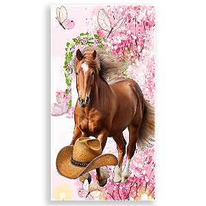 Capa Mini Faixa Lateral Sublimado - Cavalo