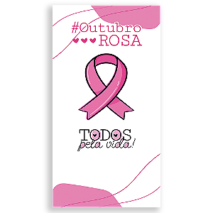 Capa Mini Faixa Lateral Sublimado - Outubro Rosa