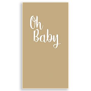 Capa Mini Faixa Lateral Sublimado - Oh Baby
