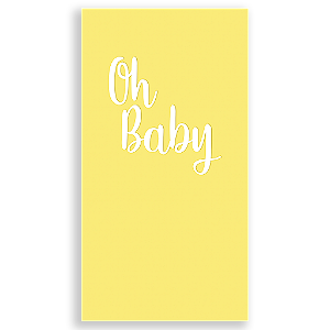 Capa Mini Faixa Lateral Sublimado - Oh Baby