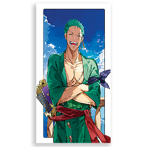 Capa Mini Faixa Lateral Sublimado - Zoro One Piece