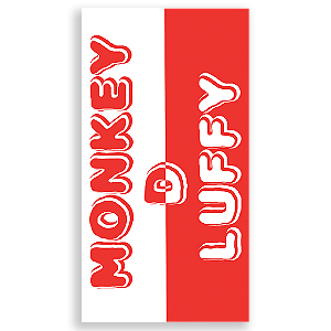 Capa Mini Faixa Lateral Sublimado - Luffy One Piece