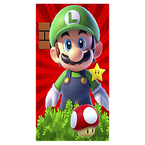 Capa Mini Faixa Lateral Sublimado - Super Mario