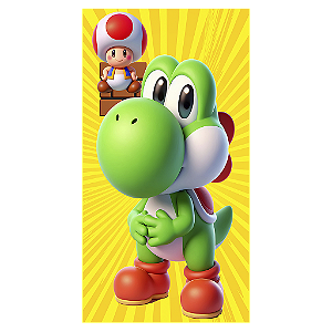 Capa Mini Faixa Lateral Sublimado - Super Mario