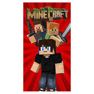 Capa Mini Faixa Lateral Sublimado - Minecraft