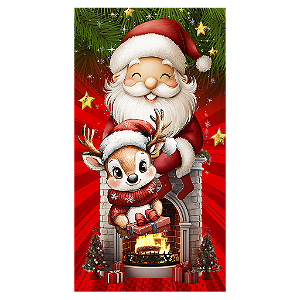 Capa Mini Faixa Lateral Sublimado - Natal