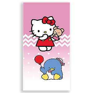Capa Mini Faixa Lateral Sublimado - Hello Kitty