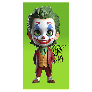Capa Mini Faixa Lateral Sublimado - Coringa e Arlequina