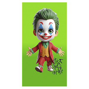 Capa Mini Faixa Lateral Sublimado - Arlequina e Coringa