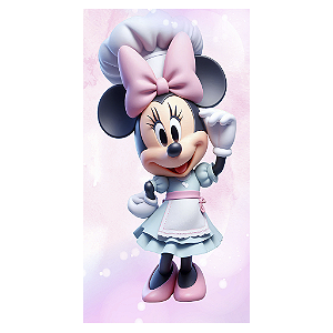 Capa Mini Faixa Lateral Sublimado - Minnie Confeitaria
