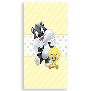 Capa Mini Faixa Lateral Sublimado - Looney Tunes Amarelo