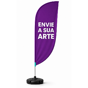 Windbanner Completo (Suporte + Tecido) Personalizado